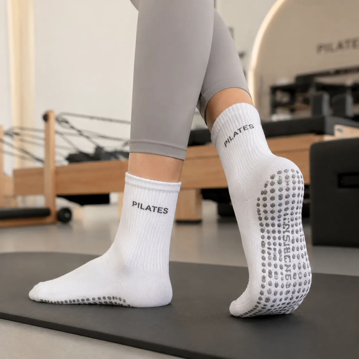 Pilates studio grip socks